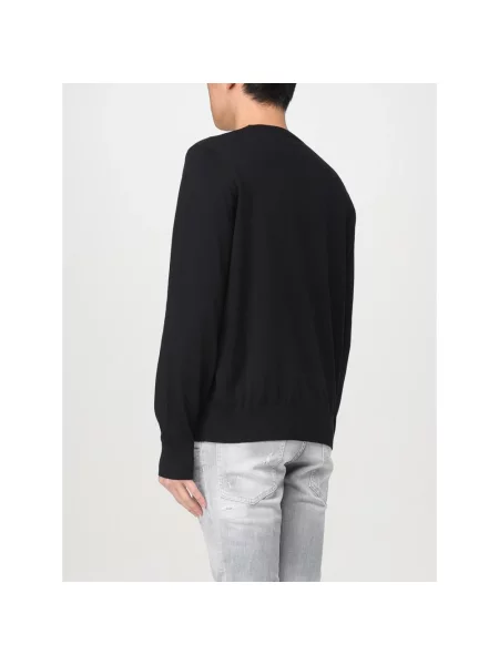 Sweter Dsquared2 z logo czarny