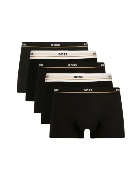 Boss Bodywear Chiloți boxer Trunk 5P Essential negru
