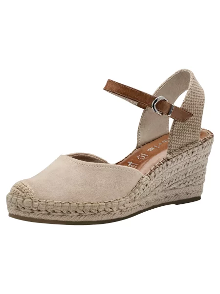 Tamaris Espadrile / crem / maro bej
