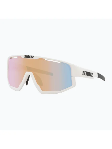 Bliz Fusion Small Nano Optics Nordic Light matt fehér/korall/narancs kék napszemüveg. Méret: OS fehér