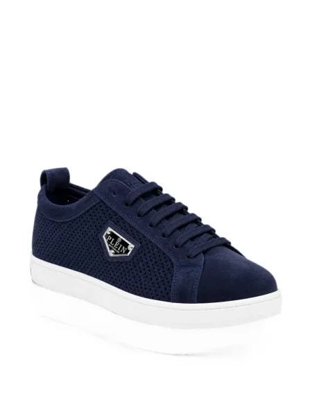 Szarvasbőr sneaker Philipp Plein kék