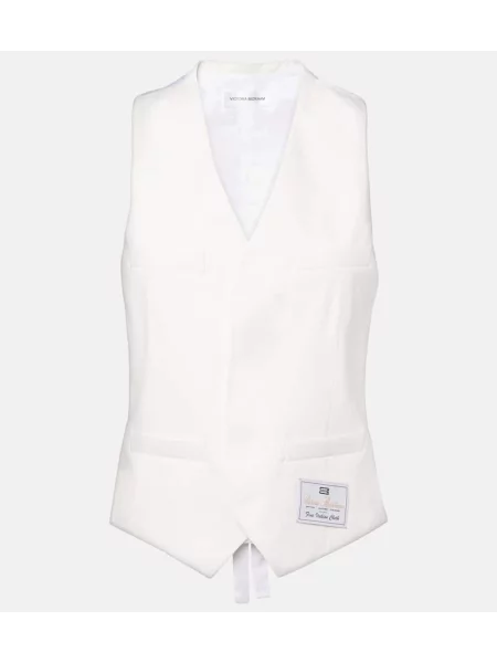 Kamizelka Victoria Beckham biała