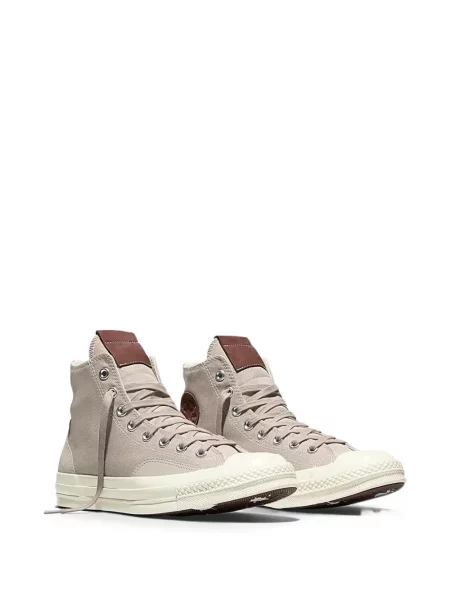 Sneakerși Converse Chuck 70 cu model leopard cu mărgele negru