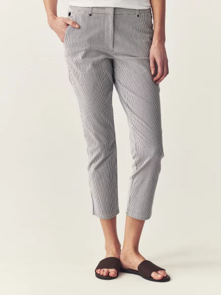 TATUUM Pantaloni Seroki negru alb