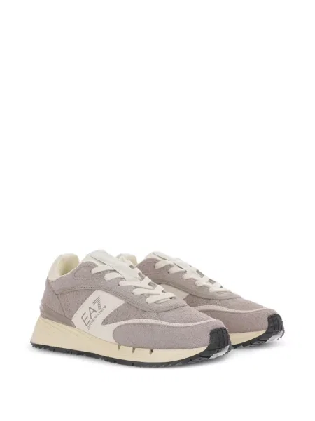 Sneakers Ea7 Emporio Armani σουέντ γκρι