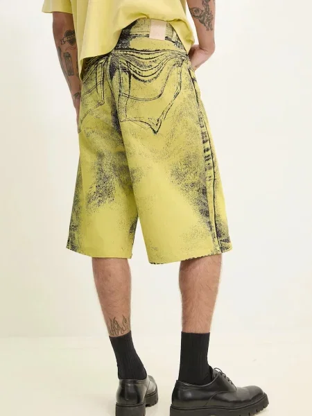 CAMPERLAB pantaloni scurti din galben