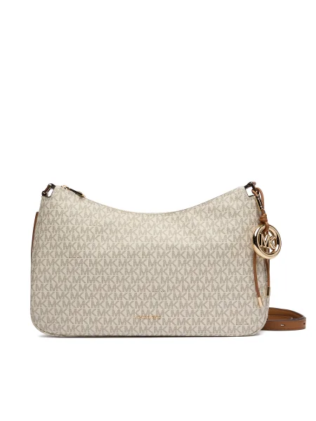 MICHAEL Michael Kors Kabelka na rameno / hnedá / sivá béžová