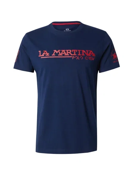 La Martina Tricou închis / sângeriu albastru