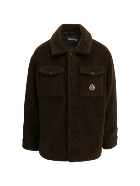 Kurtka dziecięca Moncler Enfant brązowa