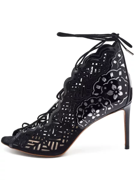 Kožené lodičky Nicholas Kirkwood černé