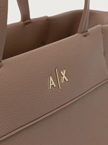Armani Exchange Táska Világosbarna bézs