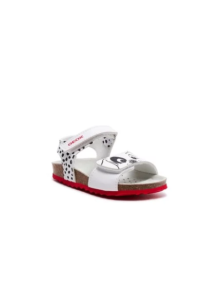 Basutės Geox B Sandal Chalki Girl M balta