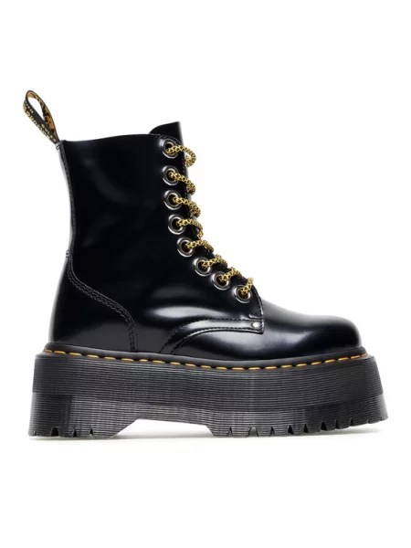 Dr. Martens Šněrovací kozačky Max tmavě žlutá černá