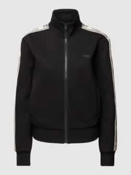 Bluza rozpinana ze stójką model ‘BRITNEY’ Guess Activewear czarna