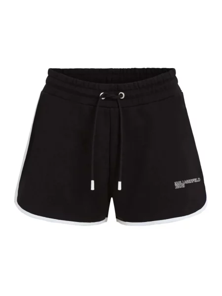 Karl Lagerfeld Szorty Kobieta S KLJ Binding Sweat Short czarny