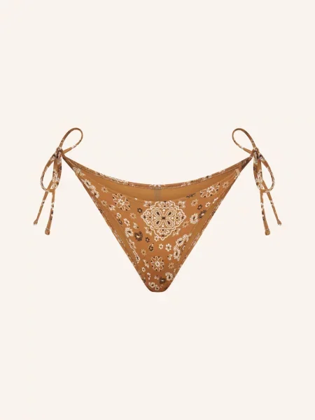 Skims Triangulární Bikiny Signature Swim alb almond bandana