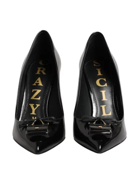 Czółenka Dolce And Gabbana skórzana czarna
