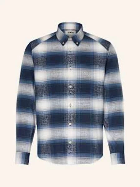 Drykorn Košile Liet Comfort Fit modrá/ tmavě modrá/ černošedá modrá