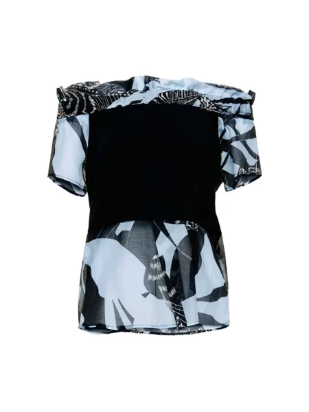 Bluzka Manila Grace bez ramiączek czarna