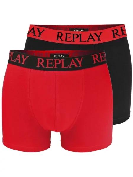 REPLAY Chiloți sport roșu negru