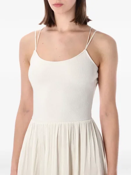 Rochie Sessun cu șireturi din dantelă