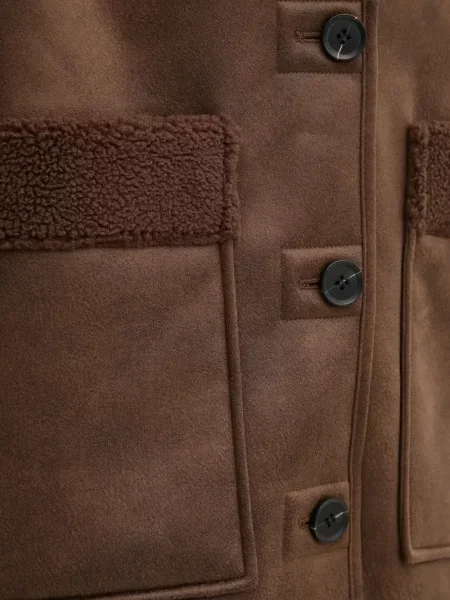 Jakna Hoss Intropia od flisa smeđa