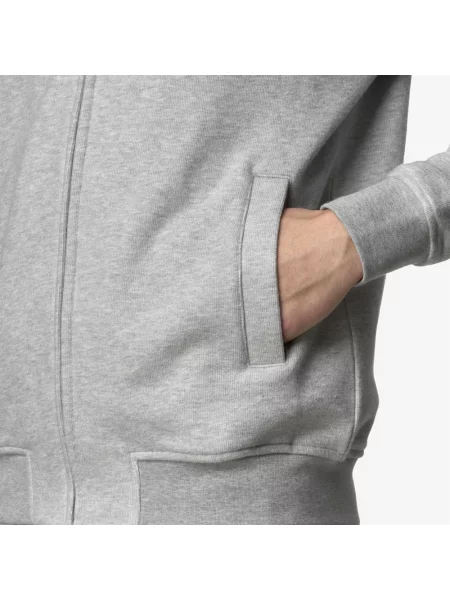 Bluza K-way frotte szara