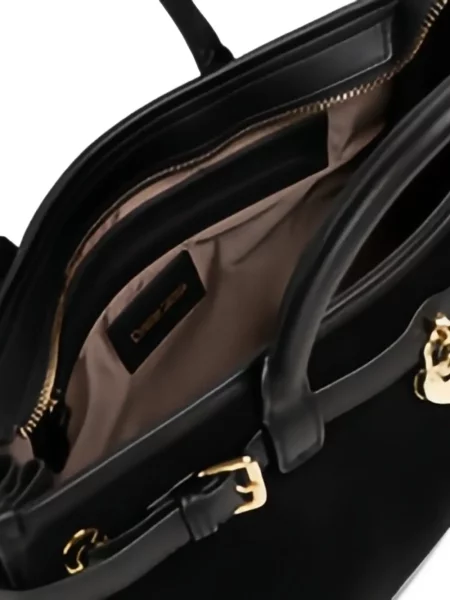 Τσάντα shopper Christian Lacroix με αγκράφα μαύρο
