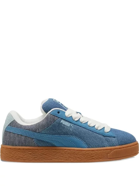 Sneakerși Puma Suede din piele de căprioară negru