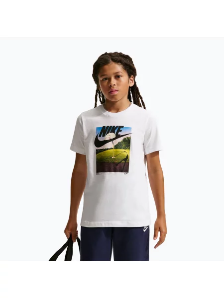 Gyermek póló Nike Sportswear white. Méret: fehér