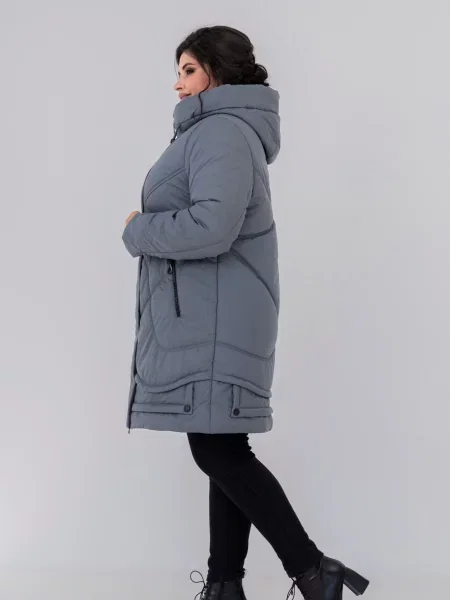 Зимова куртка All Posa сірий