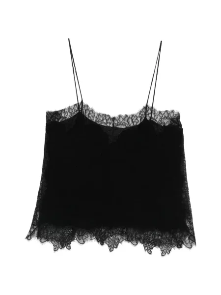 Top Mes Demoiselles din dantelă negru