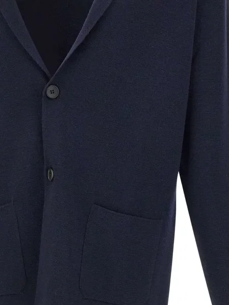 Cardigan Filippo De Laurentiis de lână albastru