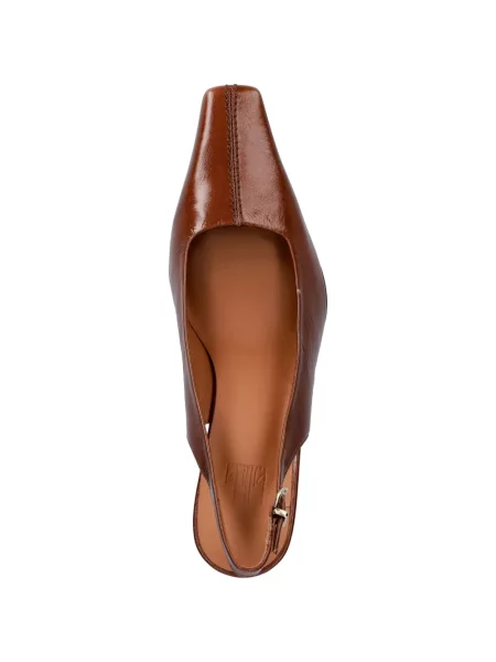 Pantofi cu toc Billi Bi slingback maro