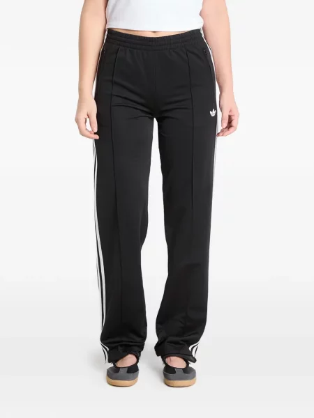 Pantaloni cargo Adidas cu dungi clasici alergare negru
