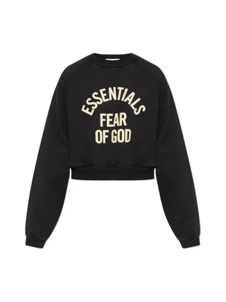 Bluza nierozpinana Fear Of God polarowa o skróconej długości czarna