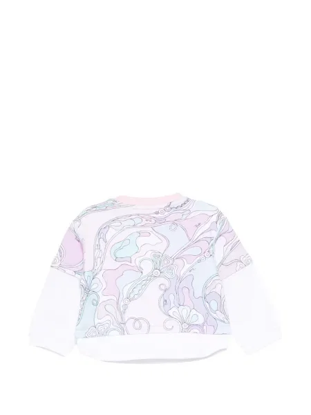 Sweter dziecięcy Pucci różowy