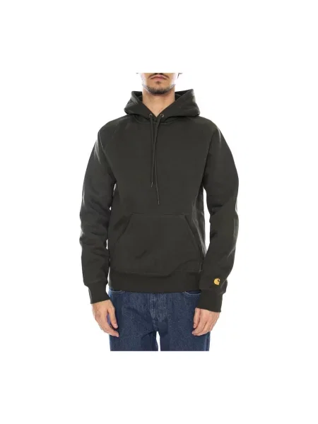 Bluza z kapturem Carhartt Wip z kapturem zielona