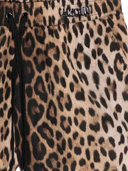 Slip de baie Moschino cu imagine cu model leopard