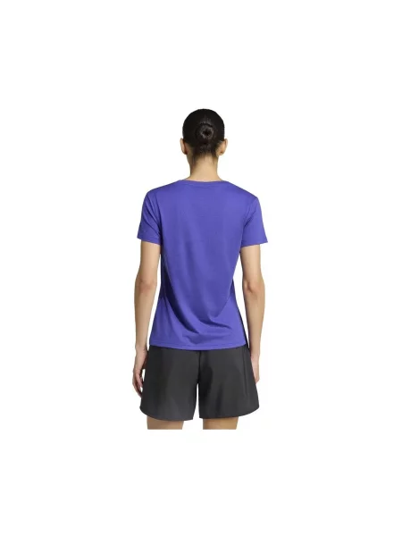 ADIDAS PERFORMANCE Funkční tričko Essentials fialkově / bílá modrá