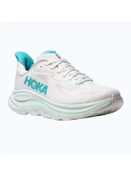Дамски обувки за бягане HOKA Clifton 10 white/cielo blue бяло