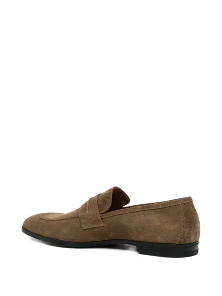 Pantofi loafer Tom Ford din piele de căprioară maro