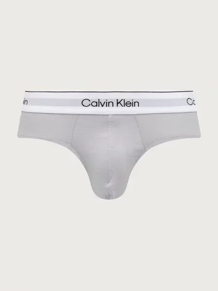 Calvin Klein Underwear slipy pánske s elastanom sivá