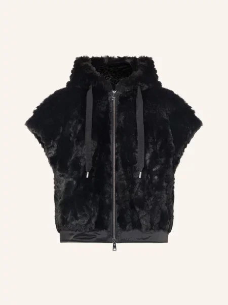 Marc Cain Vesta Z Umělé Kožešiny black new černá