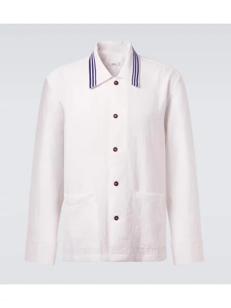 Риза Commas бродирана бяло