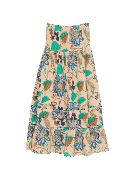 Fustă Philippa 1970 cu model floral cu imagine