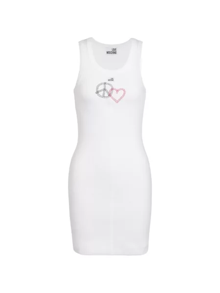 Rochie Love Moschino alb