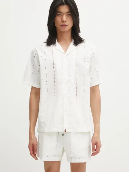A Bathing Ape cămașă din Embroidery Open Collar