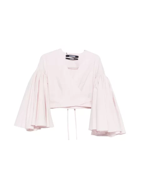Bluzka Jacquemus różowa