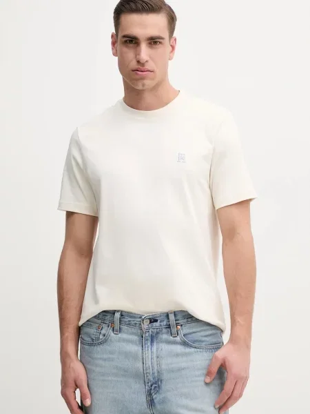 Kratka majica Tommy Hilfiger bež